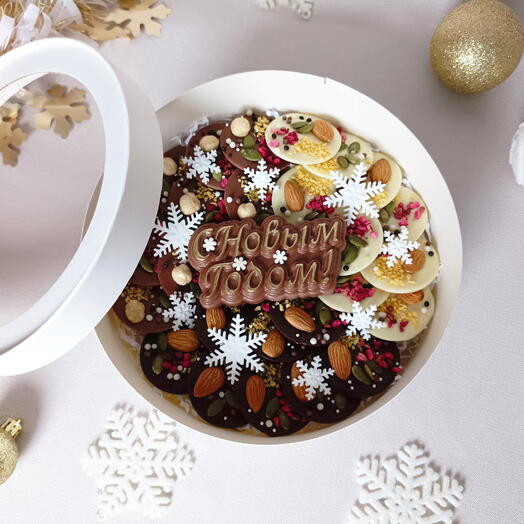 Новогодний шоколадный набор. Подарочный набор С новым годом. Шоколадные медианты