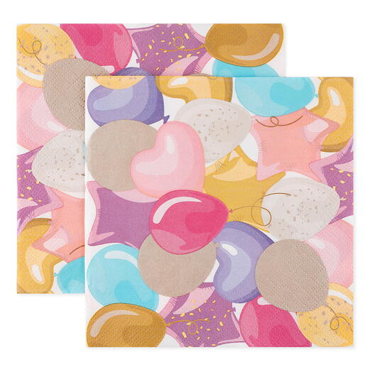 Сервировочные салфетки, Праздничные шарики, 33*33 см, 20 шт