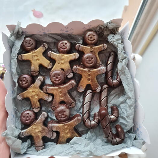 Шоколадные пряничные человечки