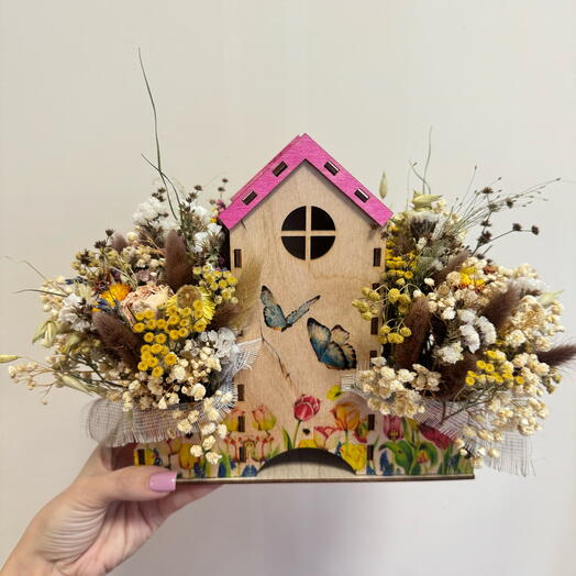Чайный домик с сухоцветами