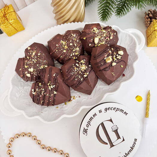 Дубайский шоколад на День всех влюбленных (десерт 6шт)