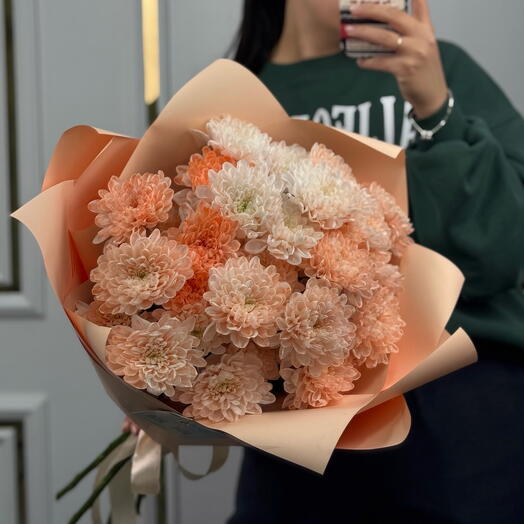 Персиковый стойкий букет 🌟
