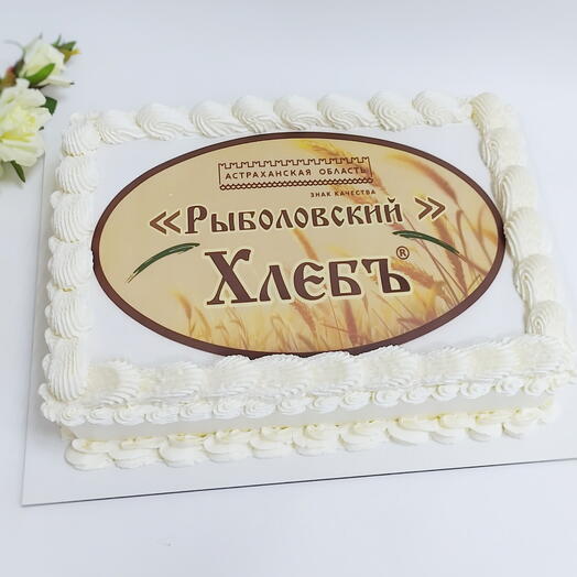 Торт корпоративный с Вашим логотипом