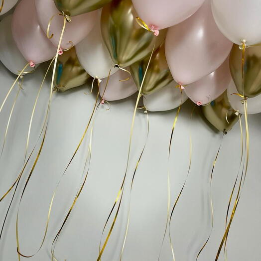 Композиция из воздушных шаров "Шары под потолок" 888