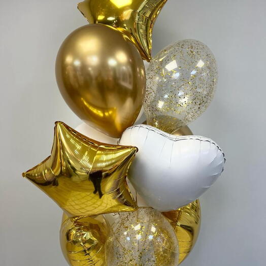 Композиция из воздушных шаров "Для девушки" 119