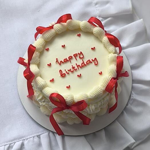 Торт ламбет с бантиками