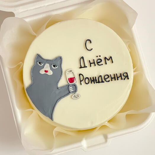 Бенто торт с котом на день рождения