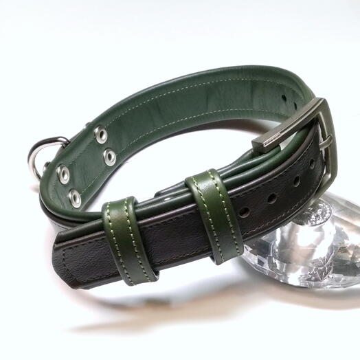 Ошейник  трехцветный для крупных пород собак 40-55 см