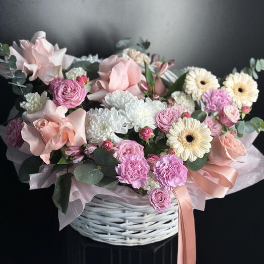 Объемная нежная композиция🌸