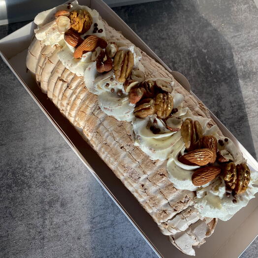 Меренговый рулет «Шоколадный»