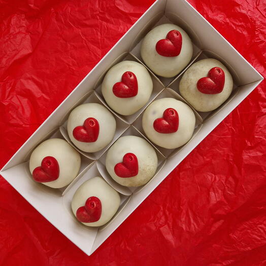 Пирожное Картошка с начинками на день святого Валентина