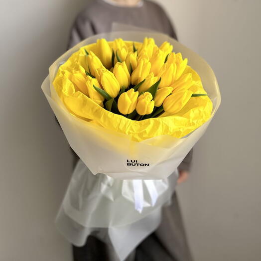 Букет "25 желтых тюльпанов"