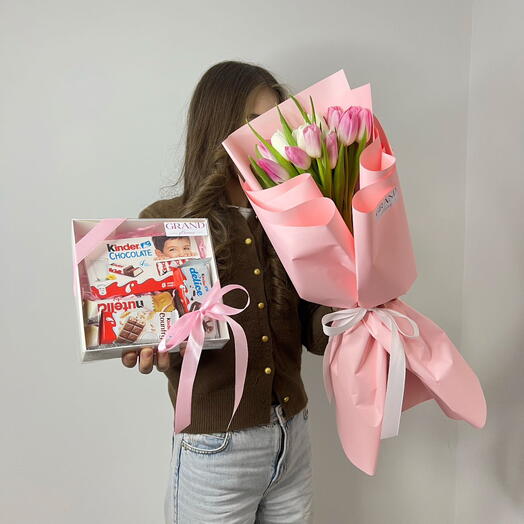 Тюльпаны комбо