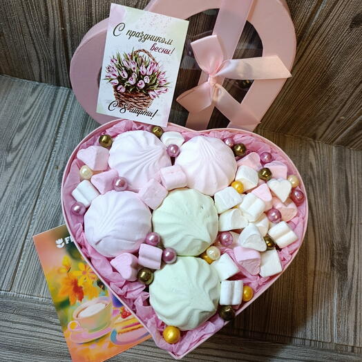 Зефирное сердце💗
