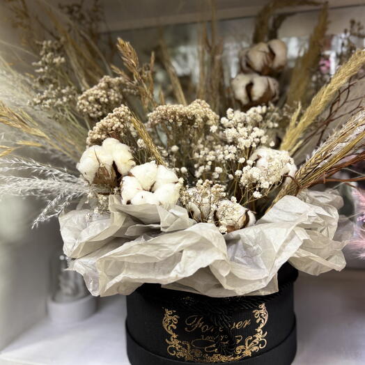 Композиция из сухоцветов  «Эко»
