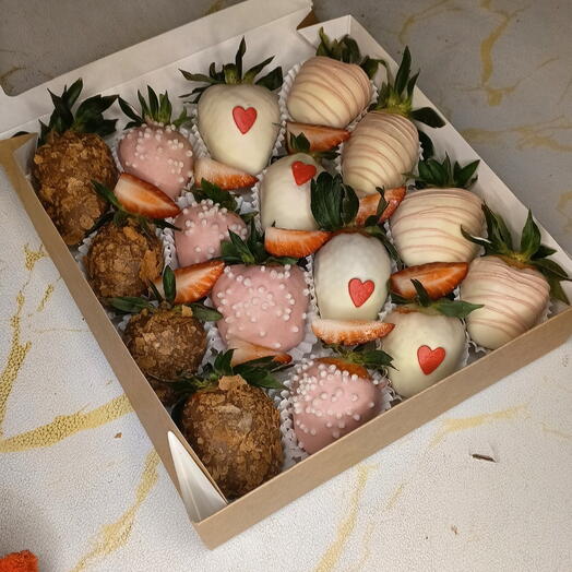 Клубника в шоколаде" 4 Сердца"