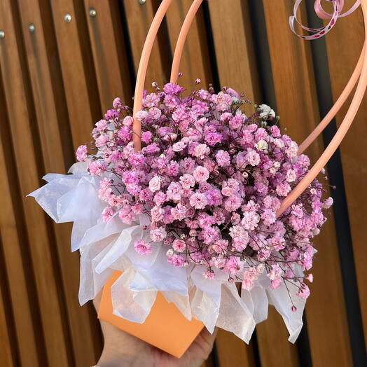 Сумочка с гипсофилами 🌸🌸