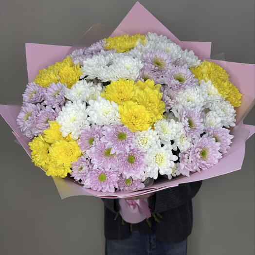 Микс букет  из хризантем
