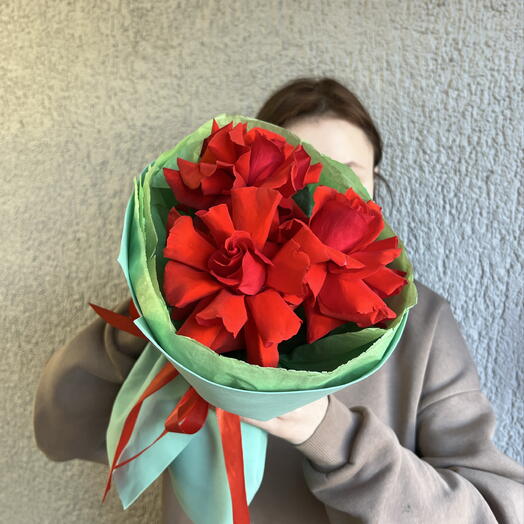 Букет с французской розой нина