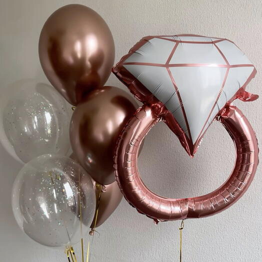 Сет шаров девичник  pink