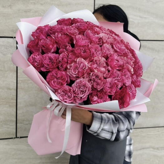 Нежный , большой букет роз💗