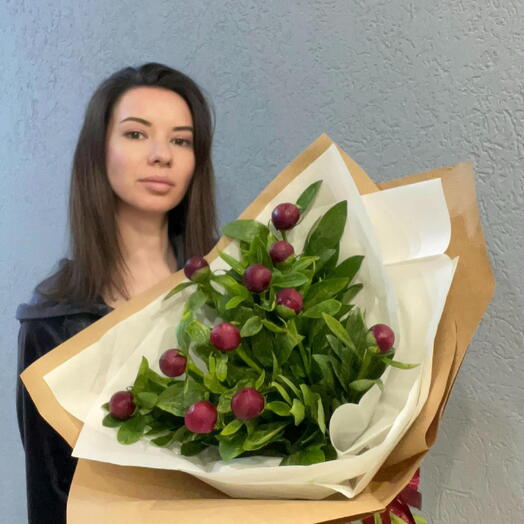 Букет пионов