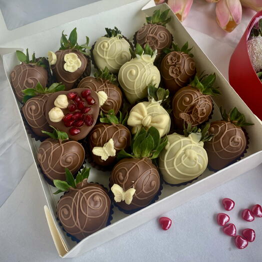 Клубника в шоколаде 16🍓