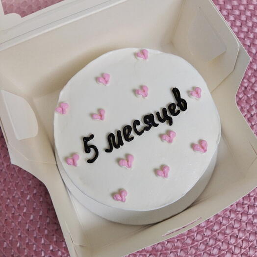 Бенто торт "5 месяцев"