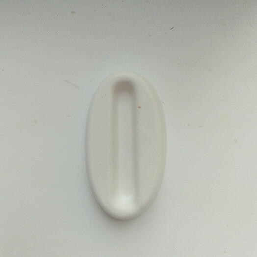 цифра "0" из гипса