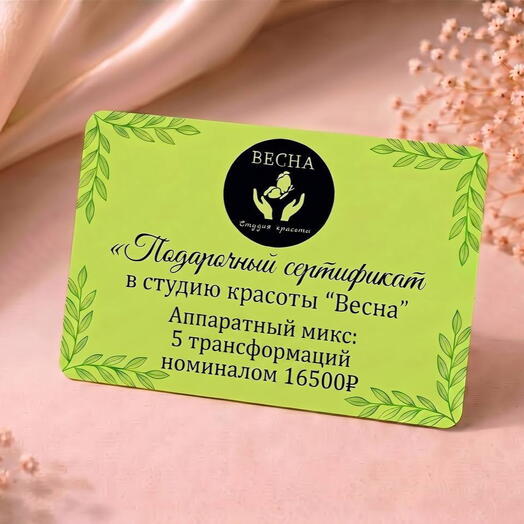 Сертификат «Аппаратный микс: 5 трансформаций»