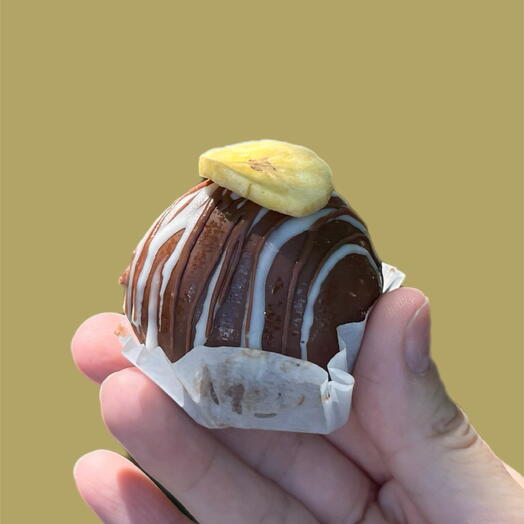 Пирожное картошка «банан-карамель»
