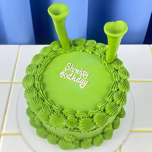 Торт для мужчины на день рождения, «Shreksy birthday»