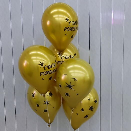 Фонтан из шаров на День рождения