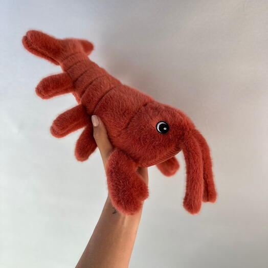 Мягкая игрушка креветка