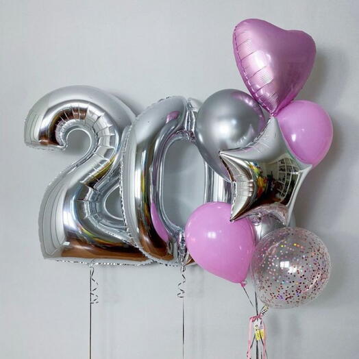 Шары с цифрой 20