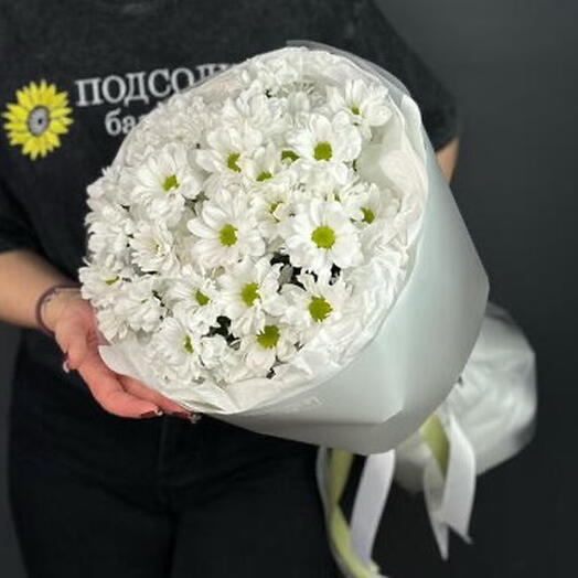 Букет «Белоснежная ромашка» S
