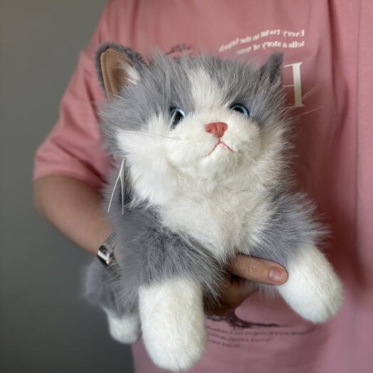 Игрушка Кошка антистресс, со звуком