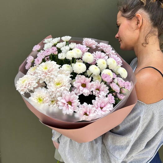 Микс кустовых хризантем