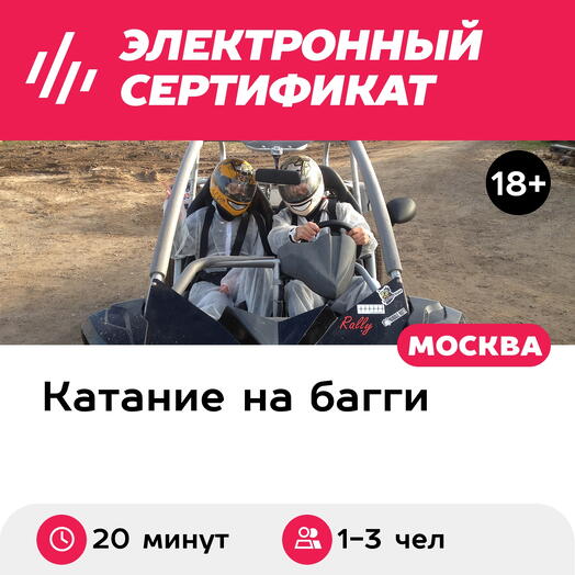 Подарочный сертификат Катание на offroad-taxi Hooleox 800 X4, 1-3 чел (20 мин, Внуково)