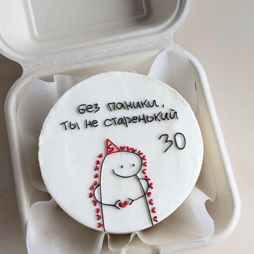 Бенто торт без паники ты не старенький