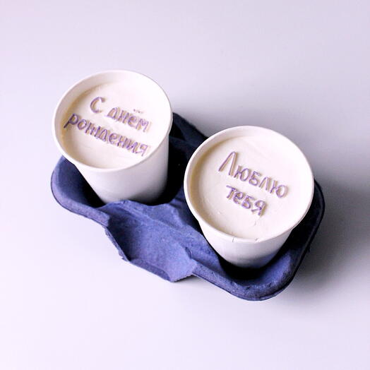 Торты в стакане / cake to go в подарок на день рождения, трайфлы