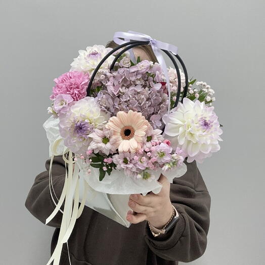 Цветочная композиция «сиреневые сны» 💜