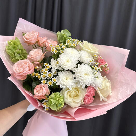 Букет с ромашками 🌸