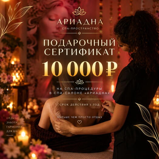 Подарочный СПА-сертификат на 10.000 руб