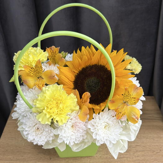 Сумочка с подсолнухом 🌼
