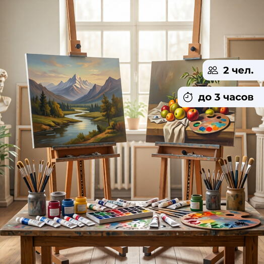 Глубже цвета. Мастер-класс по рисованию для двоих