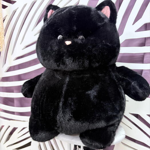 Мягкая игрушка «Кот черный»🐈⬛