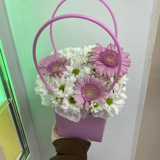 Сумочка с герберами