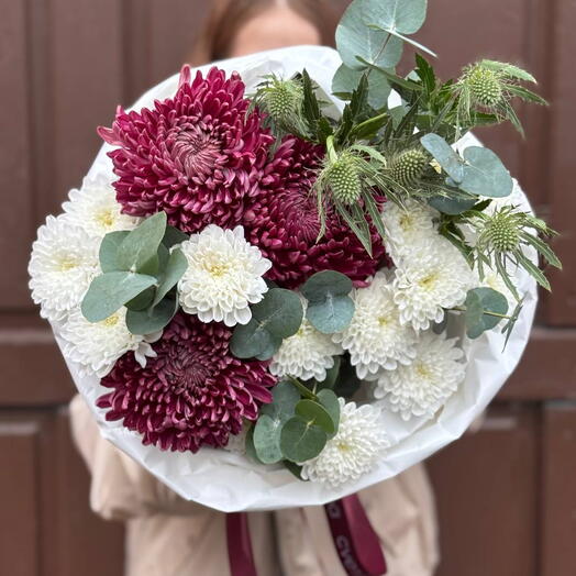 Авторский букет "Контраст"