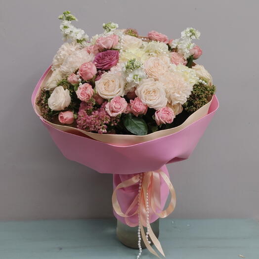 Букет"Розовое облако",🌸